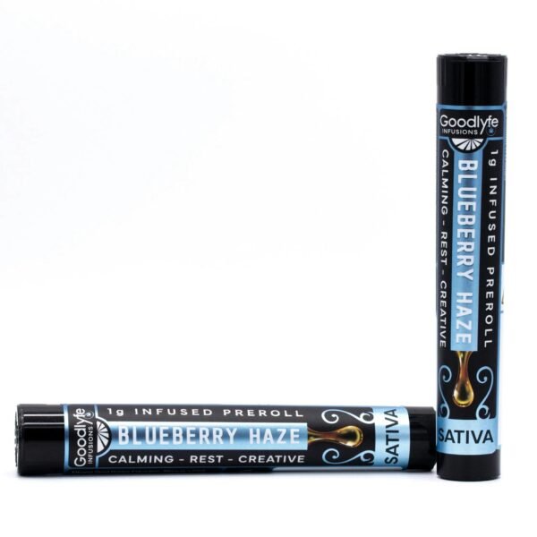 Blueberry Haze Infused 1g Preroll - Sativa | Goodlyfe